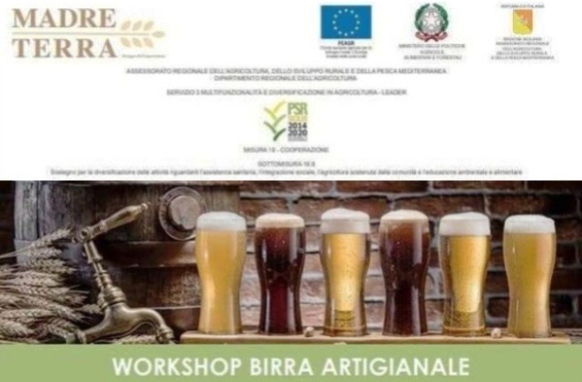 Mineo. “Workshop Birra Artigianale”,  il 24 - 25 e 26 settembre, col Progetto M.A.D.R.E. T.E.R.R.A. di inclusione sociale 